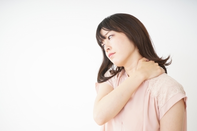 肩こりの男性